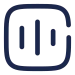 Soundwave Square SVG Icon